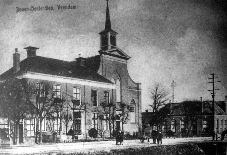 Kerk Maria ten Hemelopneming Veendam omstreeks 1900